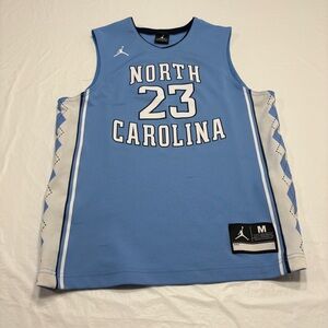 Michael Jordan #23 North Carolina Basketball Jersey  JUMPMAN Youth Medium